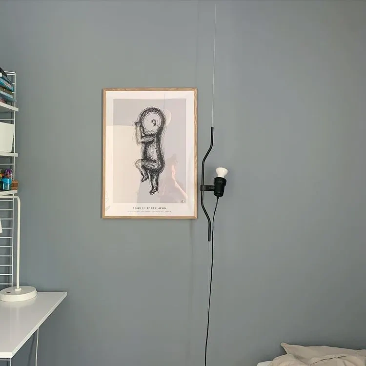 Minimalist interior with painting N500 Agate