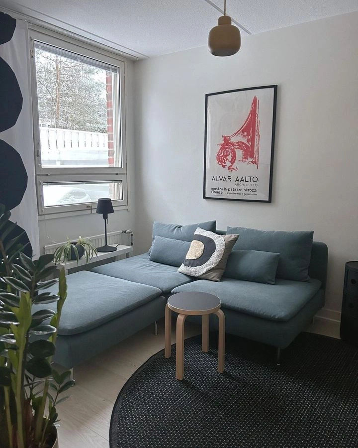 Tikkurila Canvas G485 living room