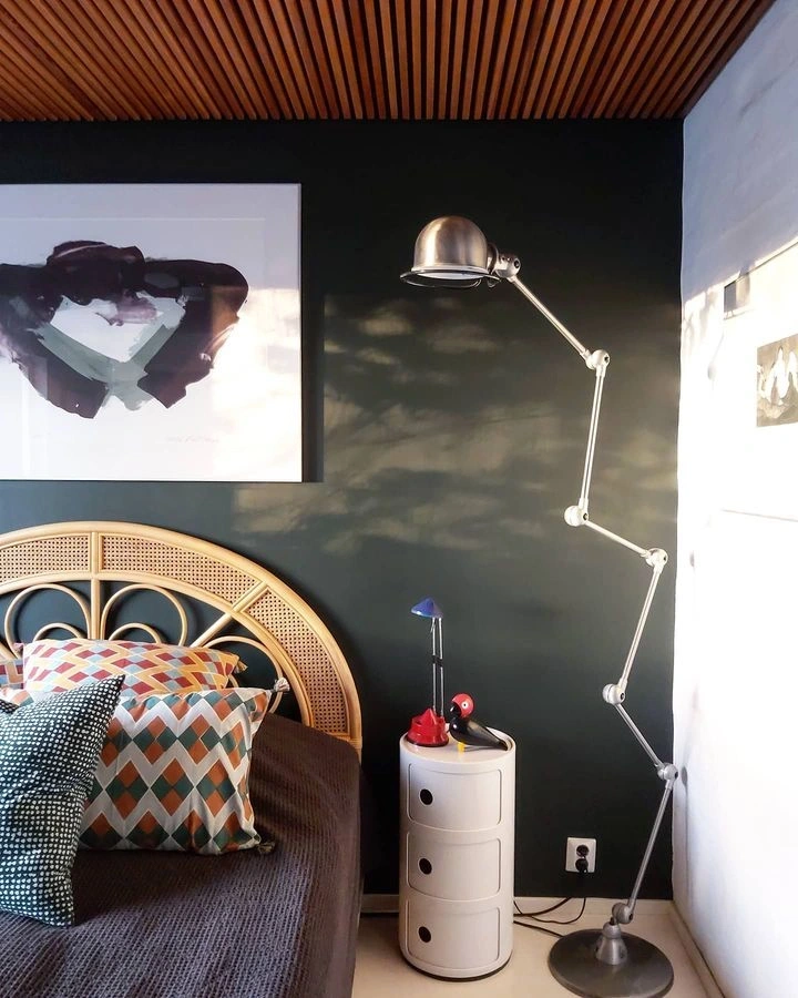 Accent wall Tikkurila N378 Ficus review