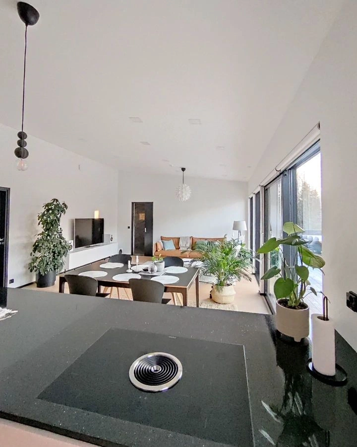 Tikkurila Paper F497 house interior wide