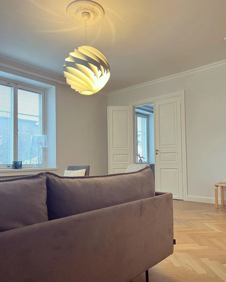 Tikkurila Feather F487 living room