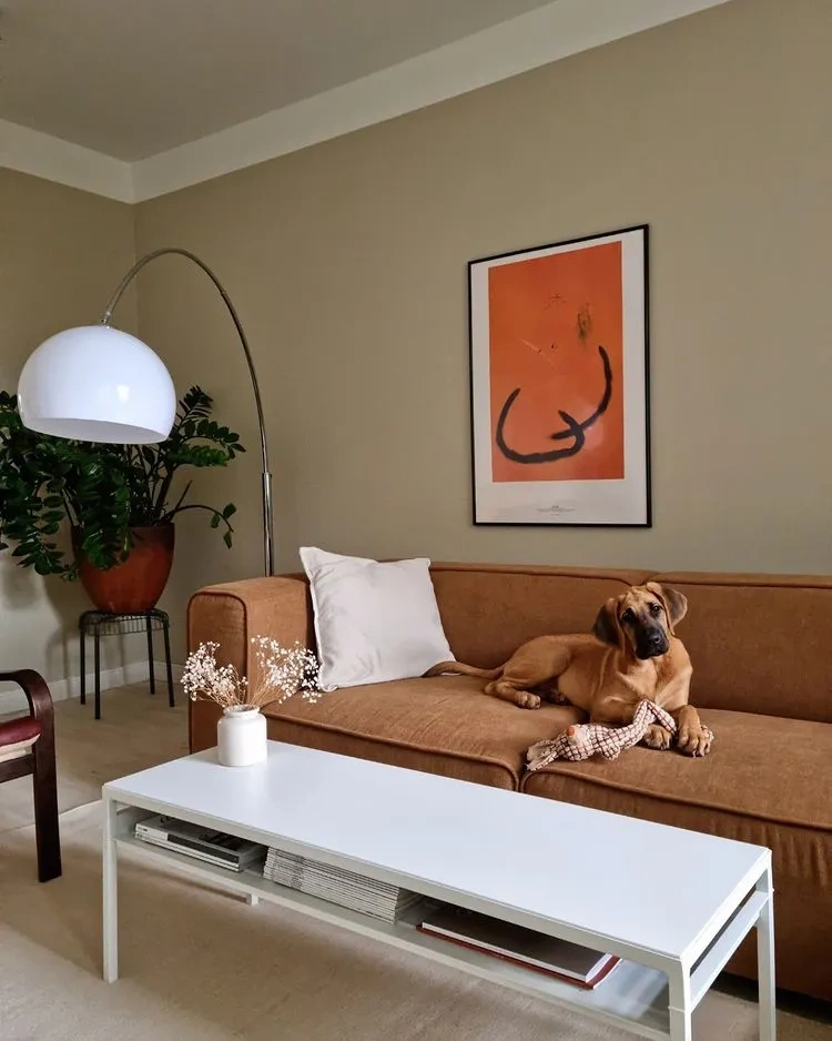 Mininal stylish interior with Tikkurila Uni