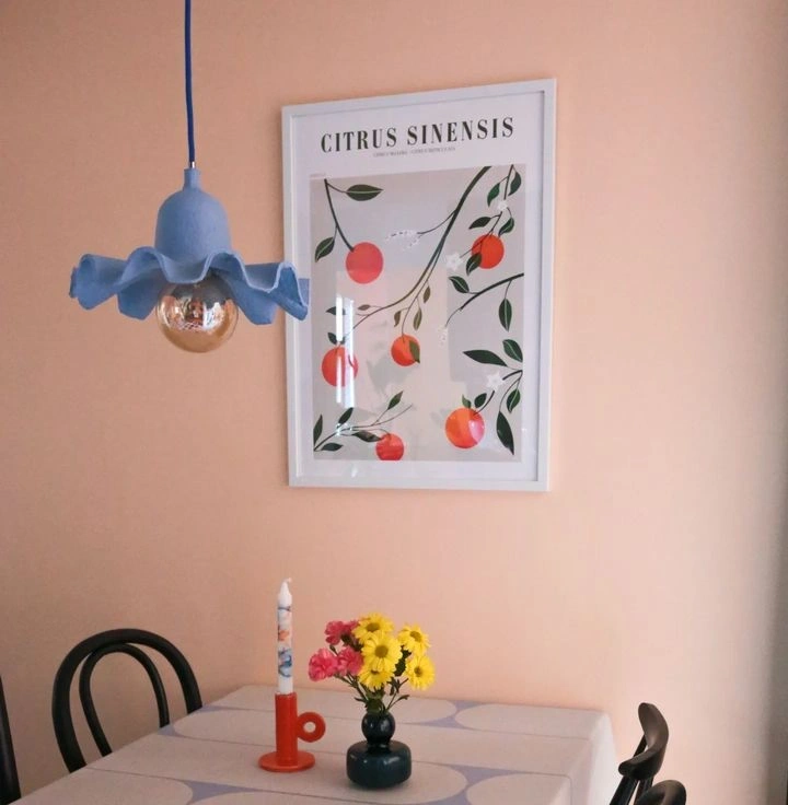 Peach wall color Tikkurila H405 Doll