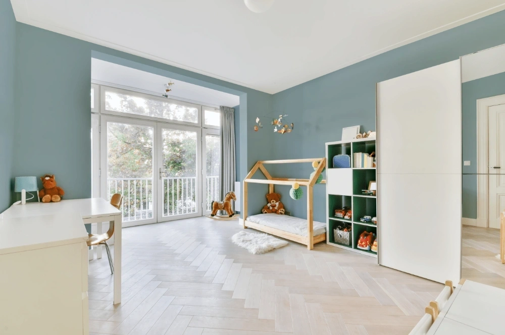 Tikkurila undefined J438 kidsroom interior, children's room