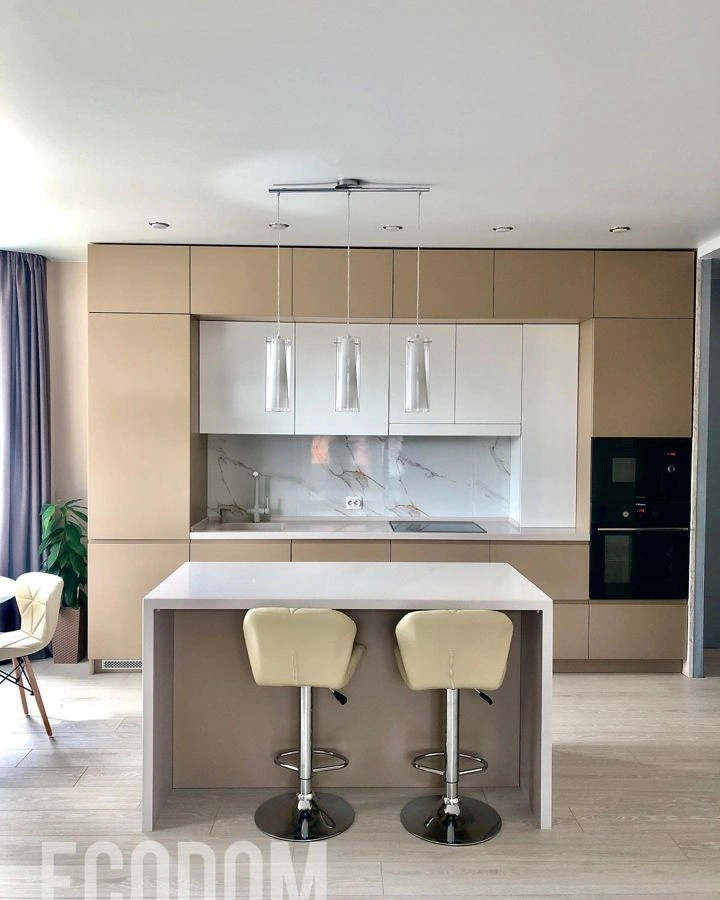  Grey beige keittiön kaapit sävy