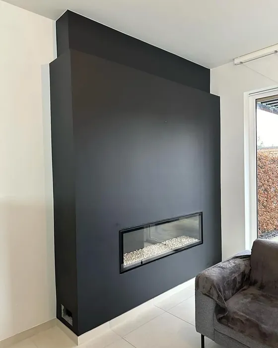 RAL 7021 olohuone kuva