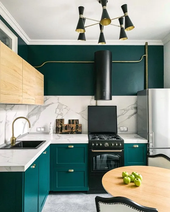 RAL 6004 keittiön kaapit sävy