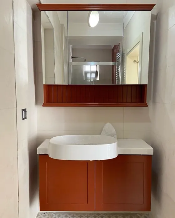 RAL 8004 kylpyhuoneen turhamaisuus sävy