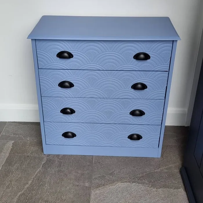 Moody Blue maalattu säilytystila sävy