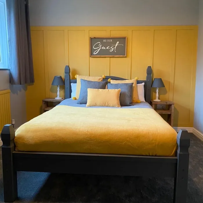 Frenchic Paint Hot as Mustard makuuhuoneen korostusseinä kokemuksia