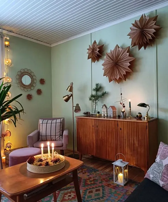 Tikkurila Aaloe olohuone väri