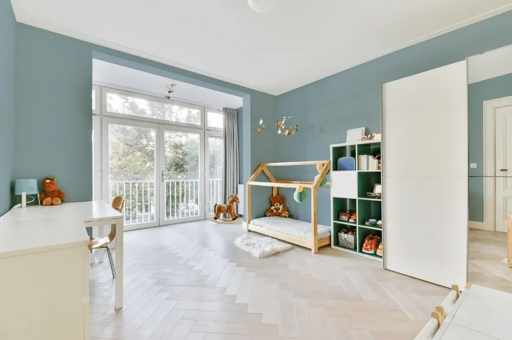Tikkurila undefined J438 kidsroom interior, children's room