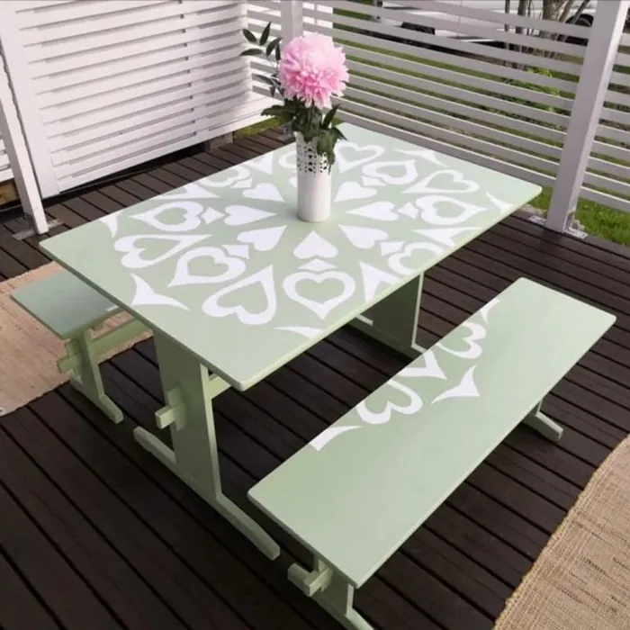Tikkurila Kanaali maalatut huonekalut 