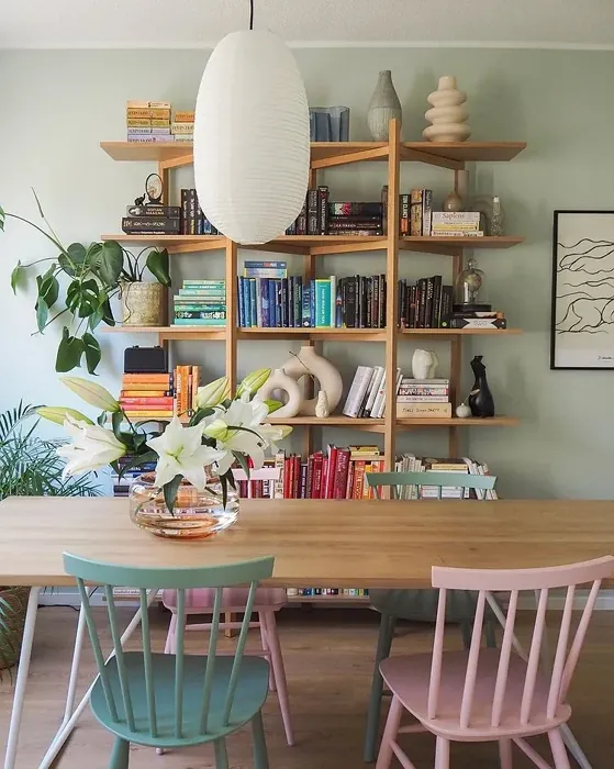 Scandinavian interior with grey Tikkurila Sea Smoke X447