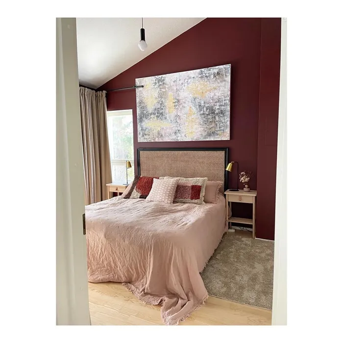 Tikkurila Morelli makuuhuone väri