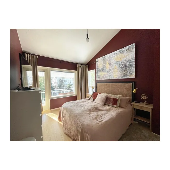 Tikkurila N417 makuuhuone sävy