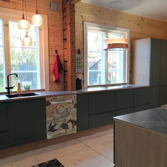 Tikkurila N444 keittiön kaapit 