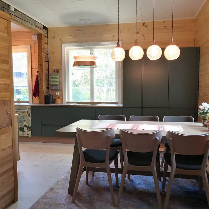 Tikkurila N444 keittiön kaapit sävy kokemuksia