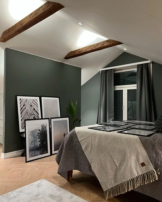 Tikkurila Rautatie makuuhuone sävy