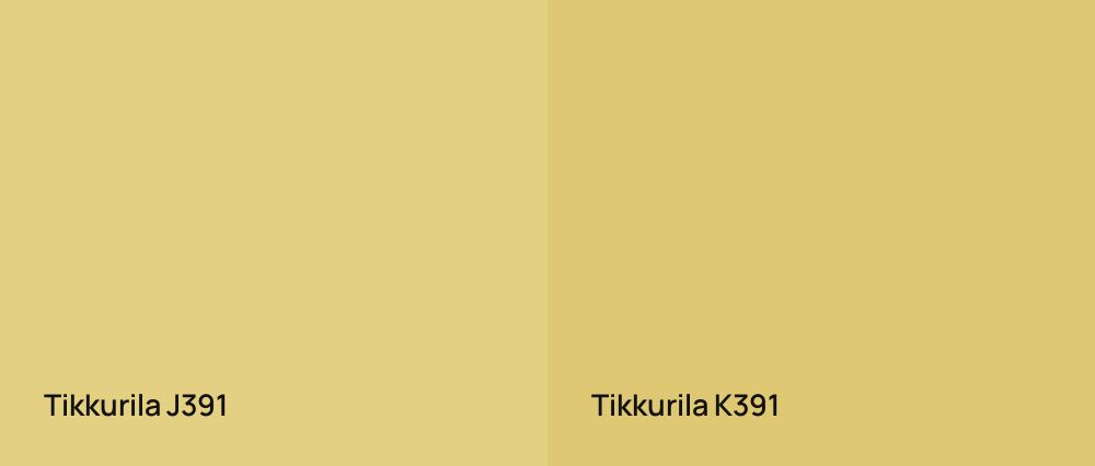 Tikkurila  J391 vs Tikkurila  K391
