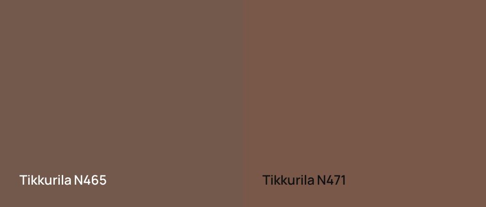 Tikkurila  N465 vs Tikkurila  N471