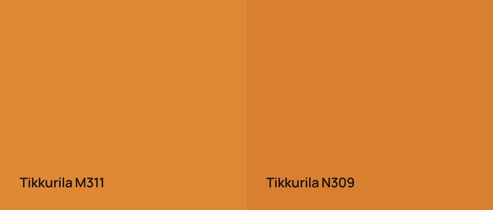 Tikkurila  M311 vs Tikkurila  N309