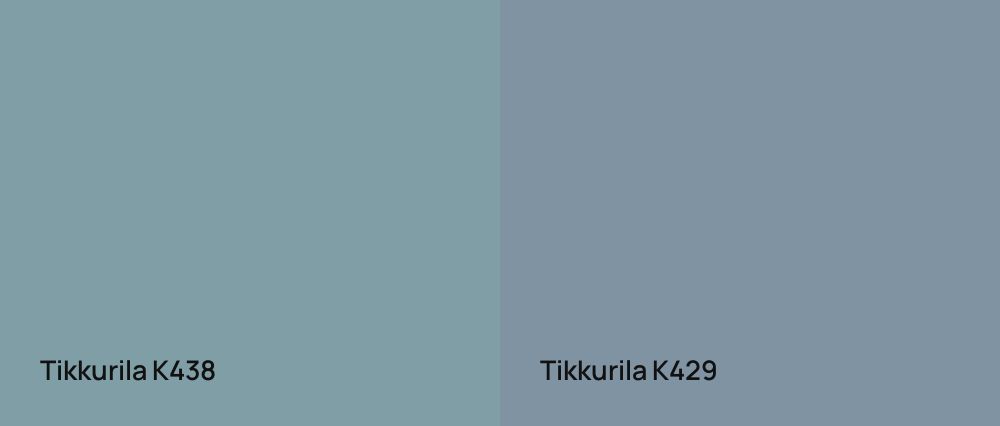 Tikkurila  K438 vs Tikkurila  K429