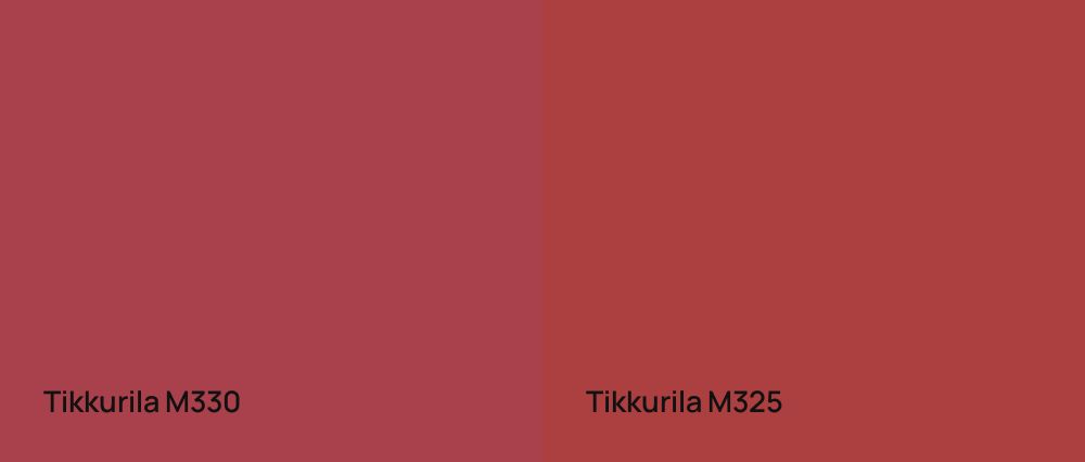 Tikkurila  M330 vs Tikkurila  M325