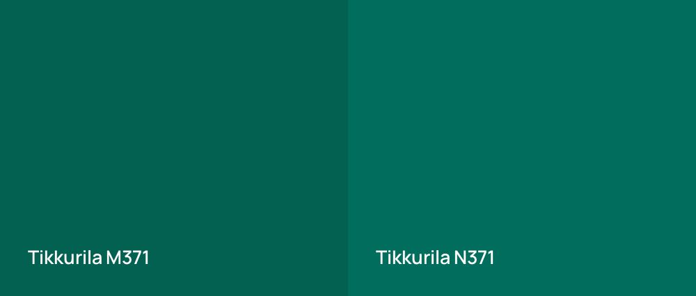 Tikkurila  M371 vs Tikkurila  N371