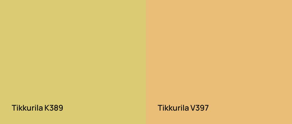 Tikkurila  K389 vs Tikkurila  V397