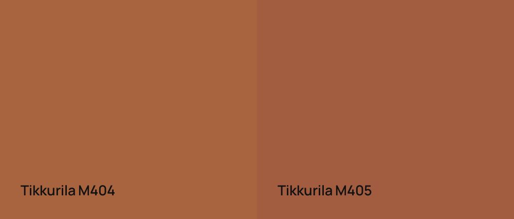 Tikkurila  M404 vs Tikkurila  M405