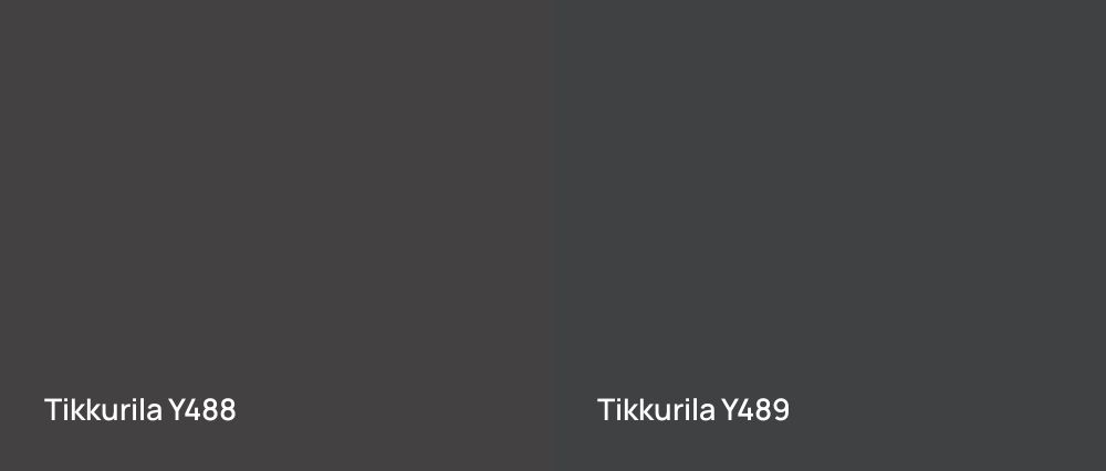 Tikkurila  Y488 vs Tikkurila  Y489