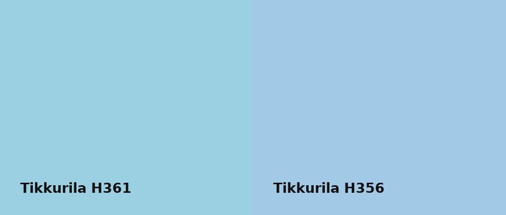 Tikkurila  H361 vs Tikkurila  H356
