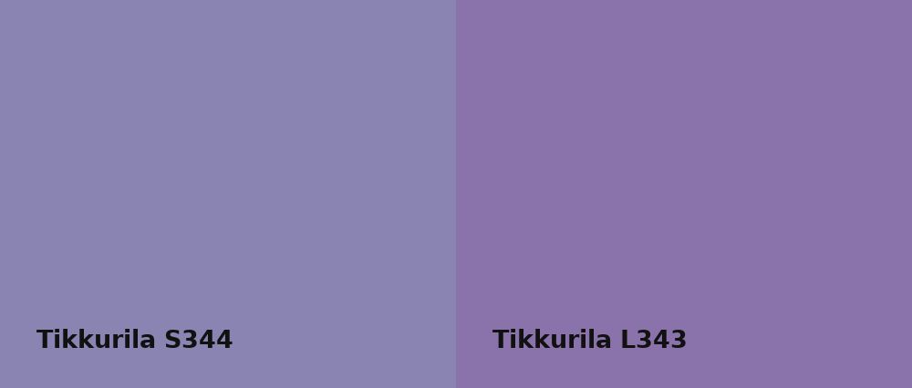 Tikkurila  S344 vs Tikkurila  L343