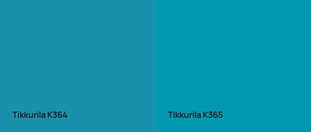 Tikkurila  K364 vs Tikkurila  K365