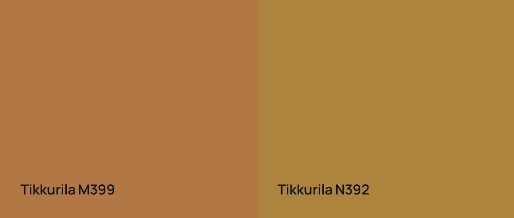 Tikkurila  M399 vs Tikkurila  N392