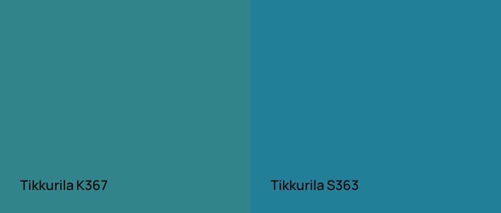 Tikkurila  K367 vs Tikkurila  S363