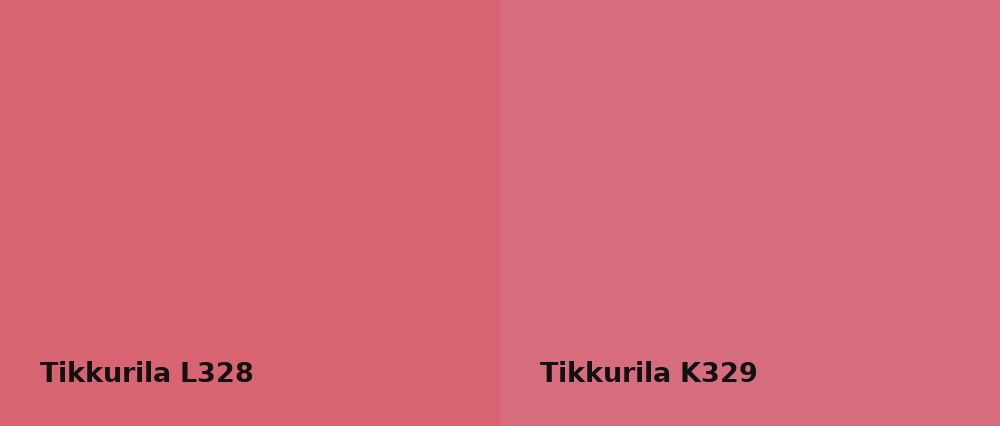 Tikkurila  L328 vs Tikkurila  K329