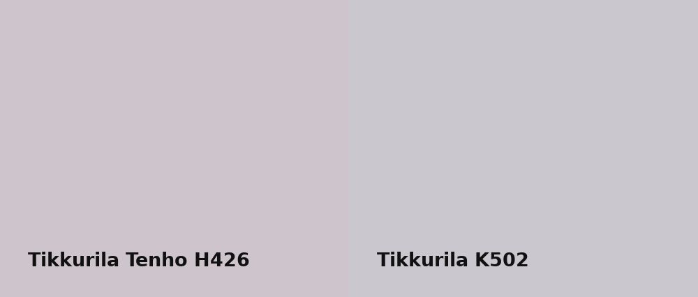 Tikkurila Tenho H426 vs Tikkurila  K502