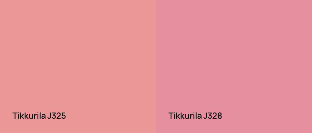 Tikkurila  J325 vs Tikkurila  J328