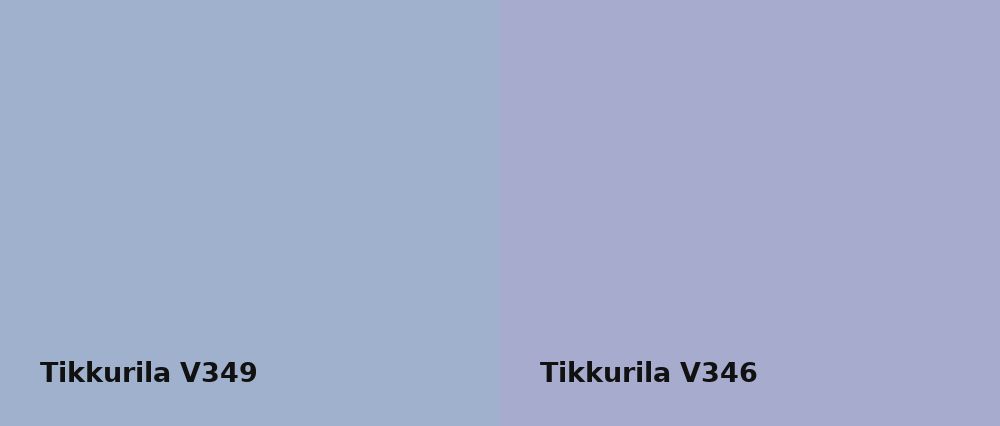 Tikkurila  V349 vs Tikkurila  V346