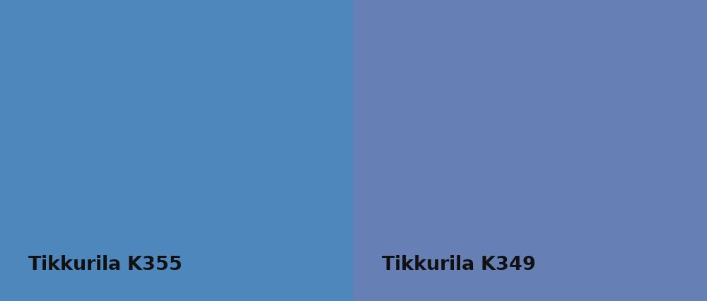 Tikkurila  K355 vs Tikkurila  K349