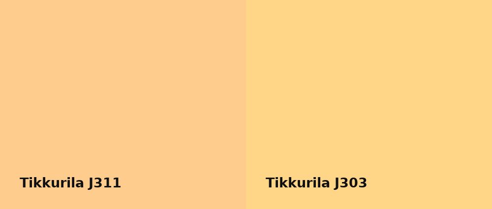 Tikkurila  J311 vs Tikkurila  J303