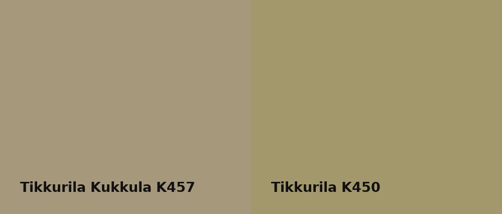 Tikkurila Kukkula K457 vs Tikkurila  K450