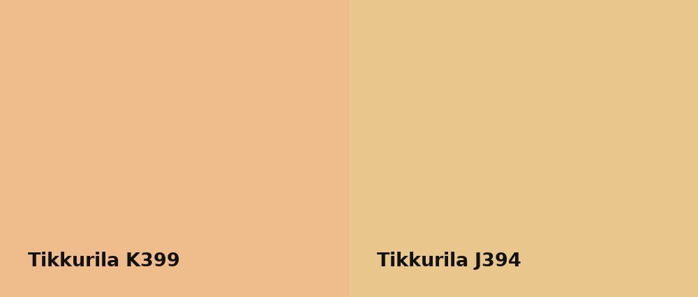 Tikkurila  K399 vs Tikkurila  J394