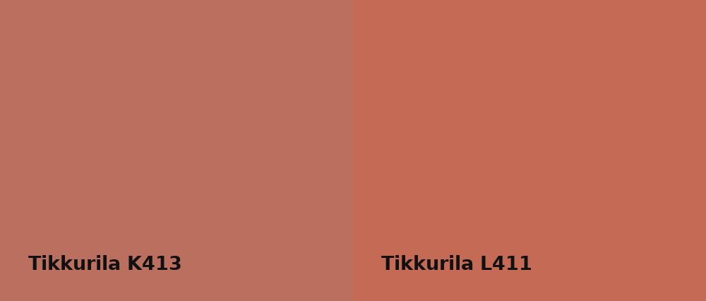 Tikkurila  K413 vs Tikkurila  L411