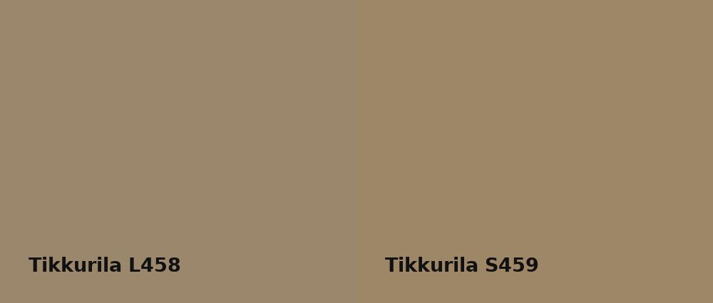 Tikkurila  L458 vs Tikkurila  S459