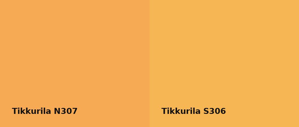 Tikkurila  N307 vs Tikkurila  S306