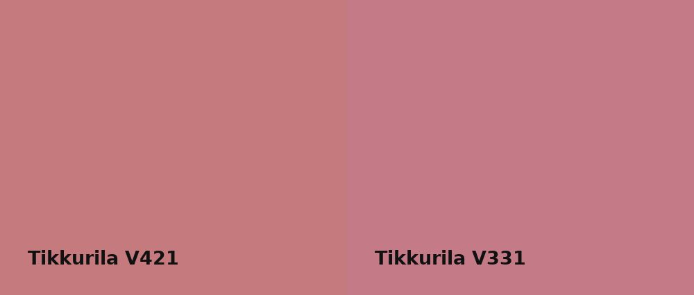 Tikkurila  V421 vs Tikkurila  V331