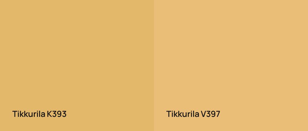 Tikkurila  K393 vs Tikkurila  V397